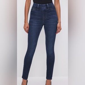 NWT Good American Power Stretch Pull-on Skinny Jeans